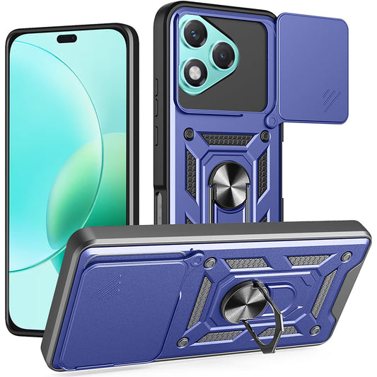 Etui na Honor 400 Lite, Techsuit, CamShield, Niebieskie
