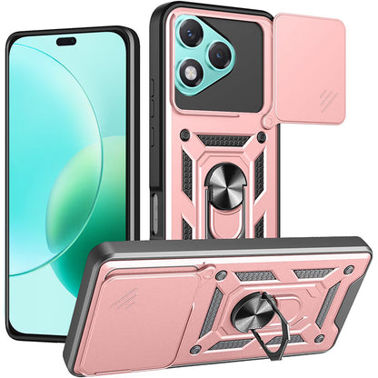 Etui na Honor 400 Lite, Techsuit, CamShield, Różowe