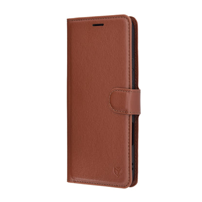Case for Honor 400 Lite, Techsuit, Leather Folio, Brown