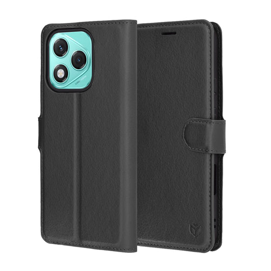 Etui na Honor 400 Lite, Techsuit, Leather Folio, czarne