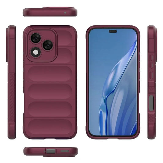 Etui na Honor 400 Lite, Techsuit, Magic Shield, Wiśniowy