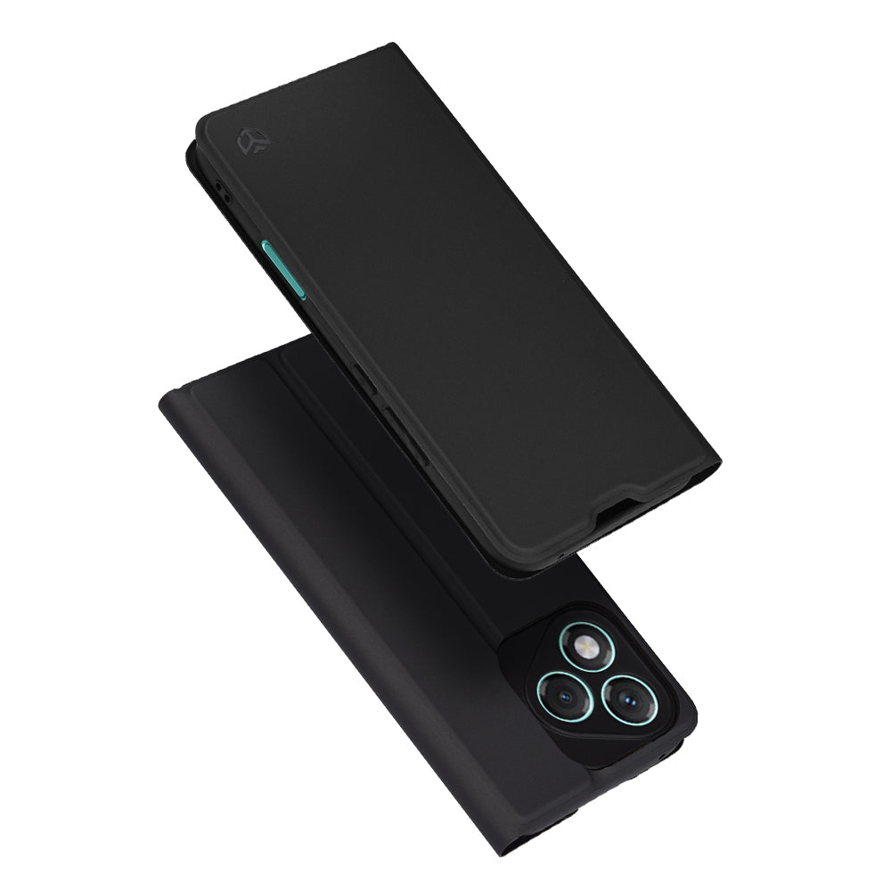 Case for Honor 400 Lite, Techsuit, Magskin Book, Black