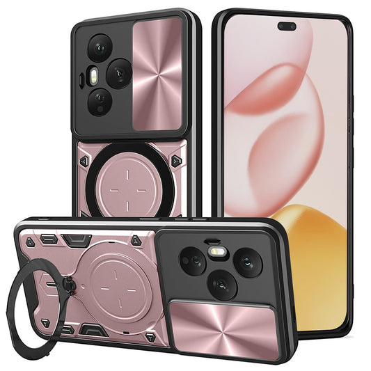 Etui na Honor 400 Pro, Techsuit, CamGuard Pro, Różowo-Złoty