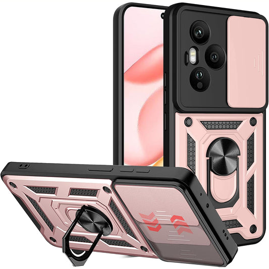 Etui na Honor 400 Pro, Techsuit, CamShield, Różowe