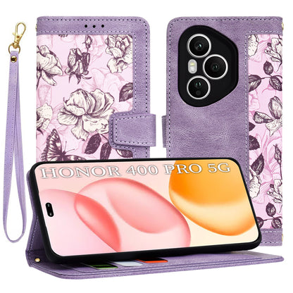 Etui na Honor 400 Pro, Techsuit, FlipCraft, Fioletowy