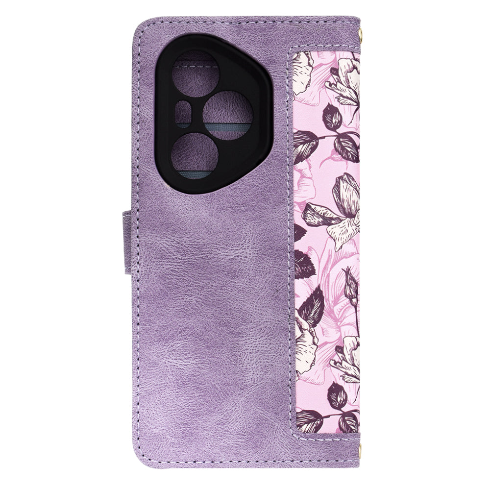 Etui na Honor 400 Pro, Techsuit, FlipCraft, Fioletowy