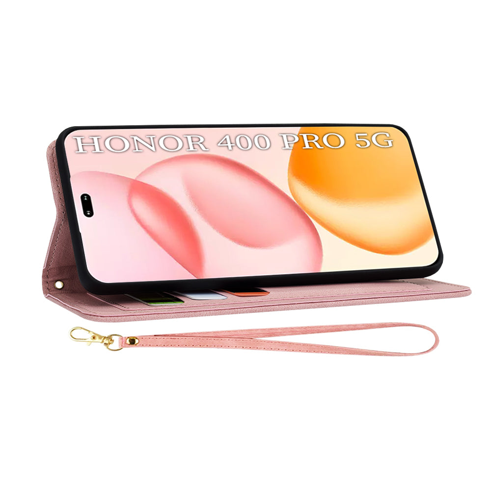 Etui na Honor 400 Pro, Techsuit, FlipCraft, różowe