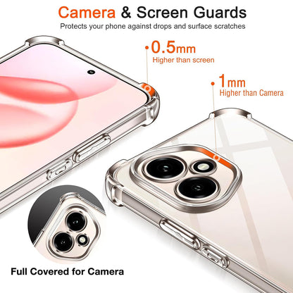 Etui na Honor 400 Pro, Techsuit, Shockproof Clear, Przezroczyste
