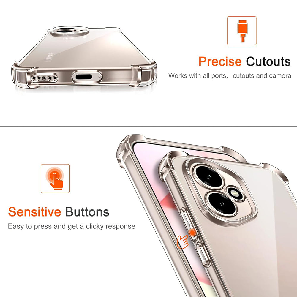 Etui na Honor 400 Pro, Techsuit, Shockproof Clear, Przezroczyste