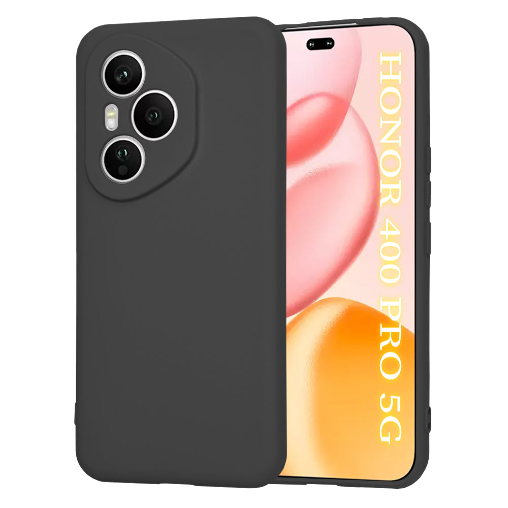 Case for Honor 400 Pro, Techsuit, SoftFlex, Black