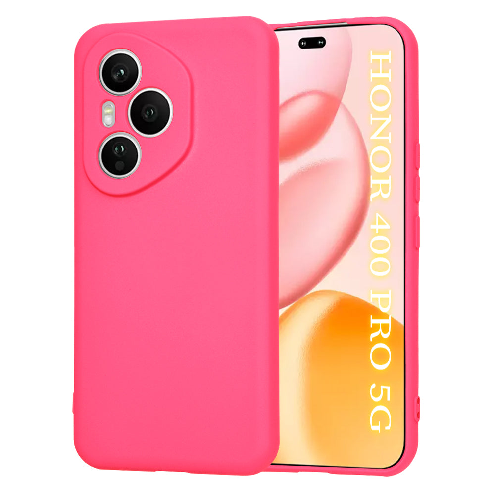 Case for Honor 400 Pro, Techsuit, SoftFlex, Dark Pink