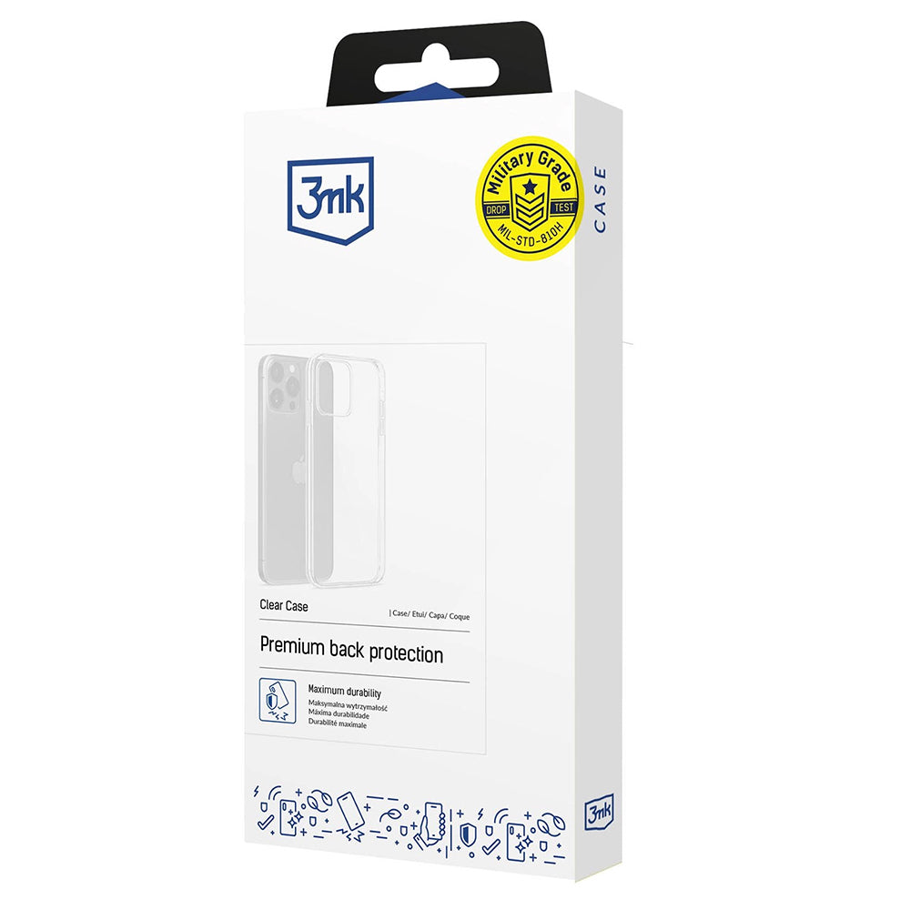 Case for Honor 400 Smart 4G / 400 Smart 5G, 3MK, Clear, Transparent