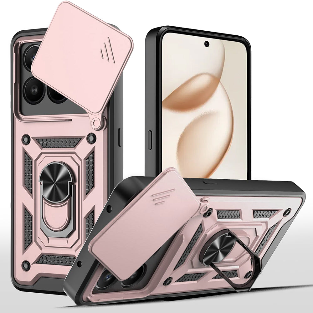 Etui na Honor 400 Smart 4G / X7d 4G / 400 Smart 5G, Techsuit, CamShield, Różowy