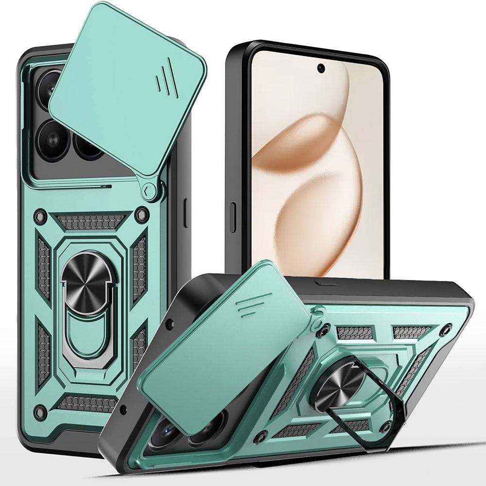 Etui na Honor 400 Smart 4G / X7d 4G / 400 Smart 5G, Techsuit, CamShield, Zielony