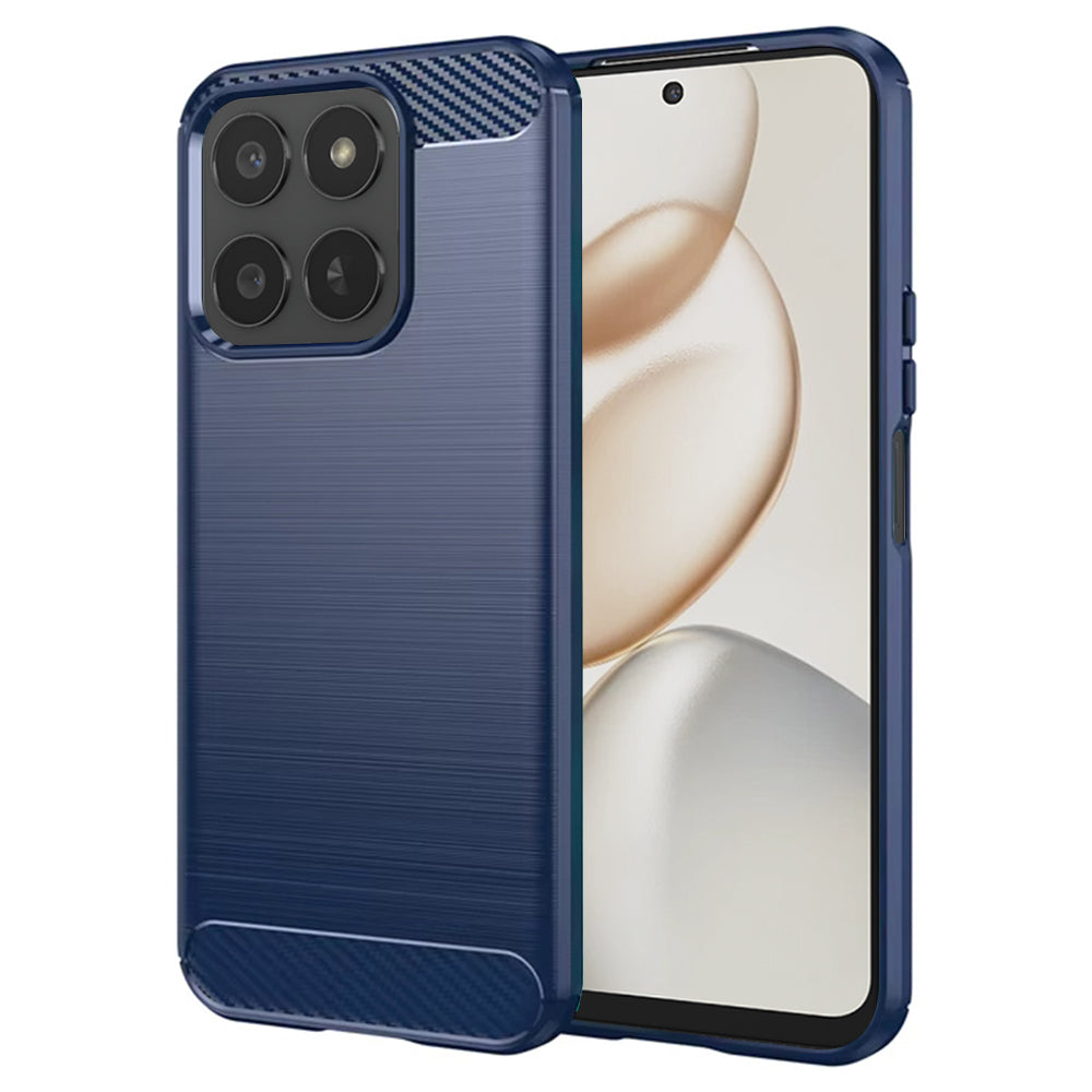 Etui na Honor 400 Smart 4G / X7d 4G / 400 Smart 5G, Techsuit, Carbon, Niebieskie