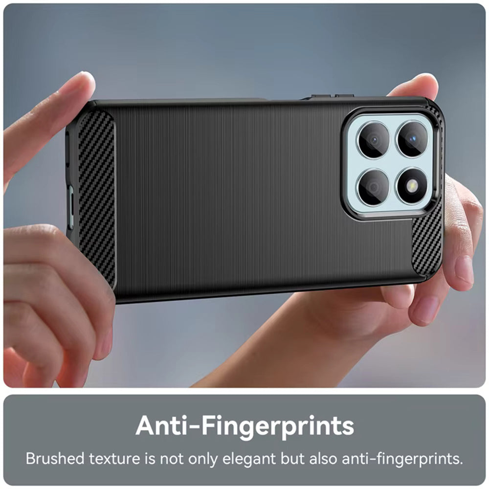 Etui na Honor 400 Smart 4G / X7d 4G / 400 Smart 5G, Techsuit, Carbon, Niebieskie