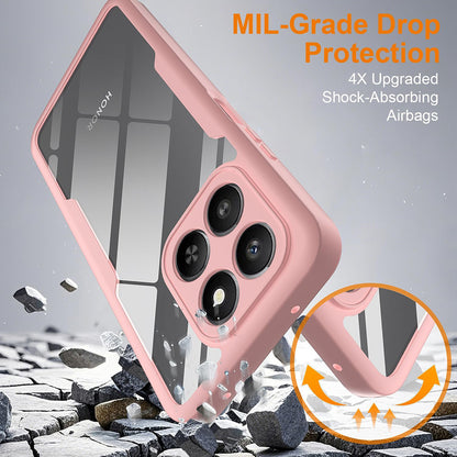 Etui na Honor 400 Smart 4G / X7d 4G / 400 Smart 5G, Techsuit, ColorVerse 360, Różowy