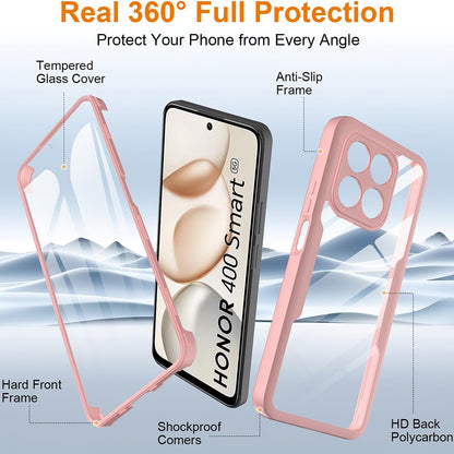 Etui na Honor 400 Smart 4G / X7d 4G / 400 Smart 5G, Techsuit, ColorVerse 360, Różowy