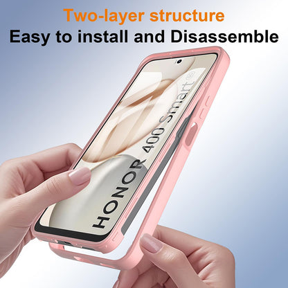 Etui na Honor 400 Smart 4G / X7d 4G / 400 Smart 5G, Techsuit, ColorVerse 360, Różowy