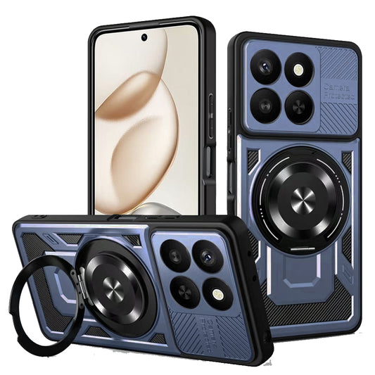 Etui na Honor 400 Smart 4G / X7d 4G / 400 Smart 5G, Techsuit, RuggedCam, Niebieskie