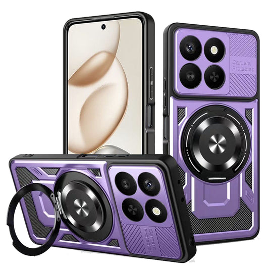 Etui na Honor 400 Smart 4G / X7d 4G / 400 Smart 5G, Techsuit, RuggedCam, Fioletowy