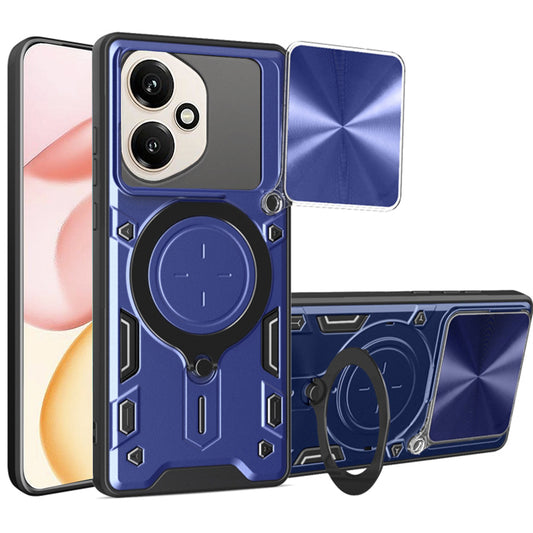 Etui na Honor 400, Techsuit, CamGuard Pro, Niebieskie