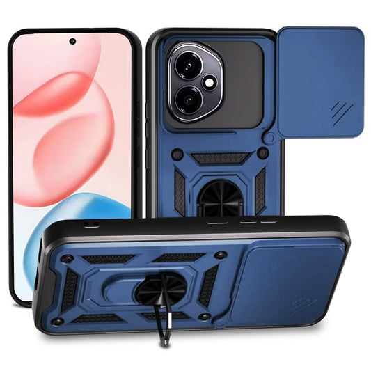 Etui na Honor 400, Techsuit, CamShield, Niebieskie