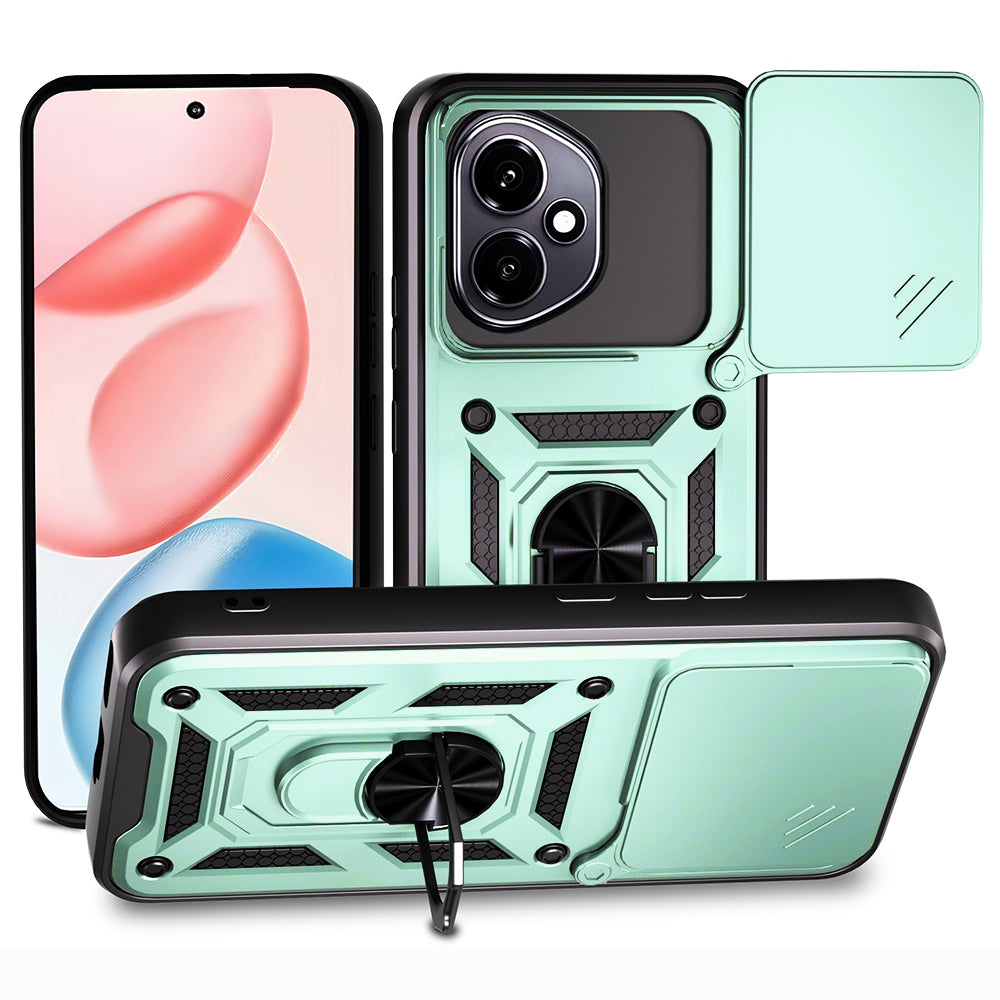 Etui na Honor 400, Techsuit, CamShield, Zielony