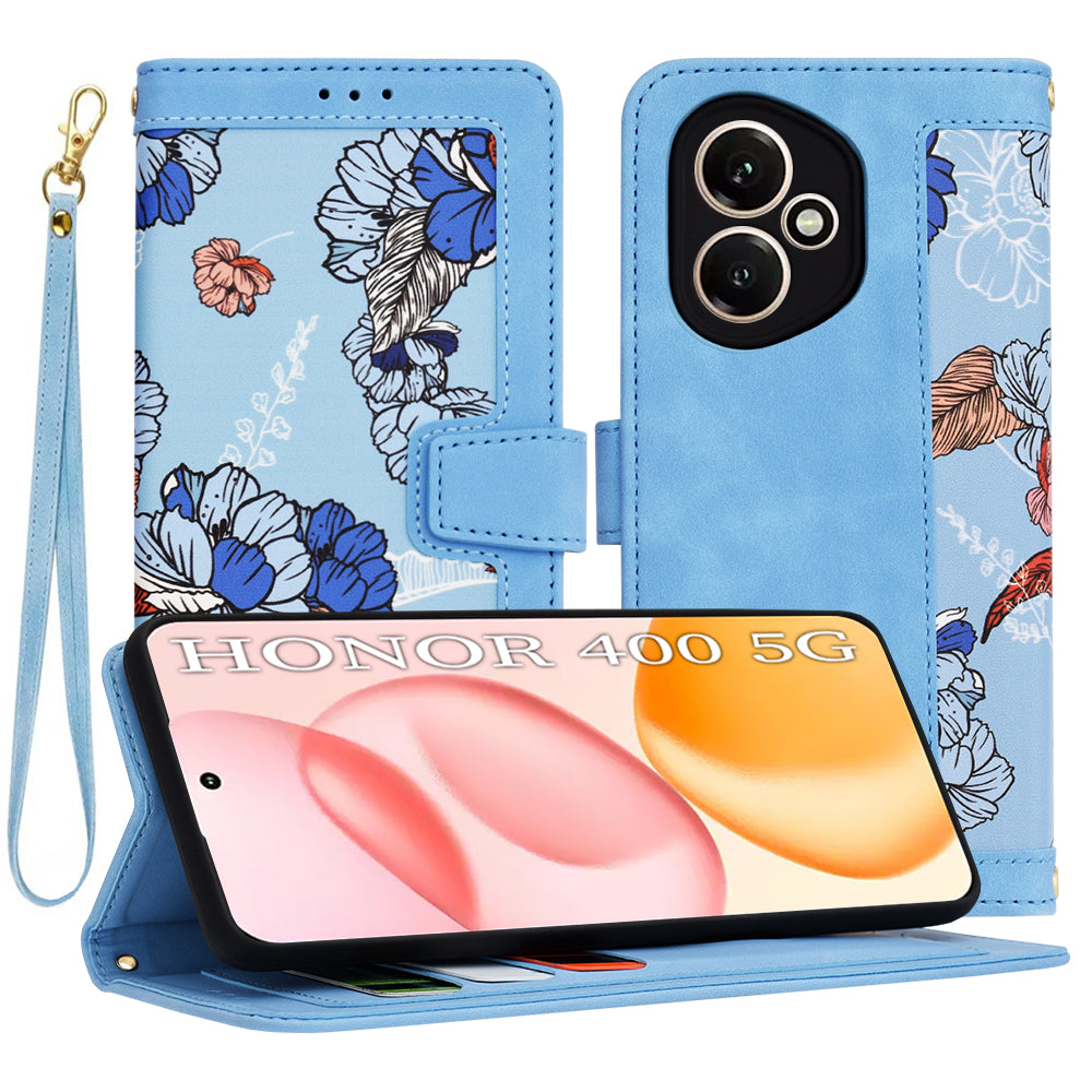 Case for Honor 400, Techsuit, FlipCraft, Blue