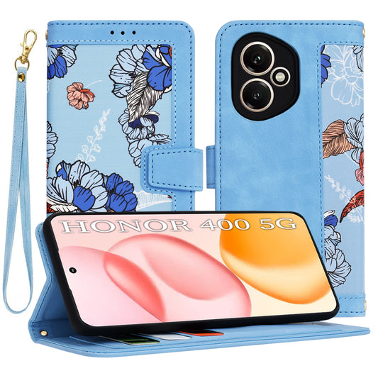 Etui na Honor 400, Techsuit, FlipCraft, Niebieski