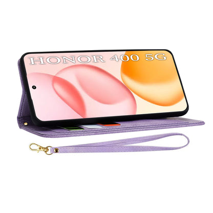 Etui na Honor 400, Techsuit, FlipCraft, Fioletowy