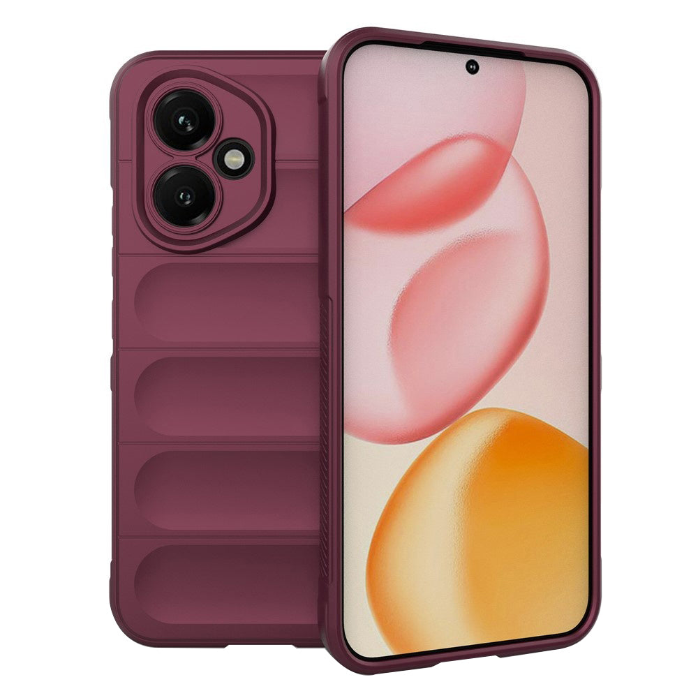 Etui na Honor 400, Techsuit, Magic Shield, Wiśniowy