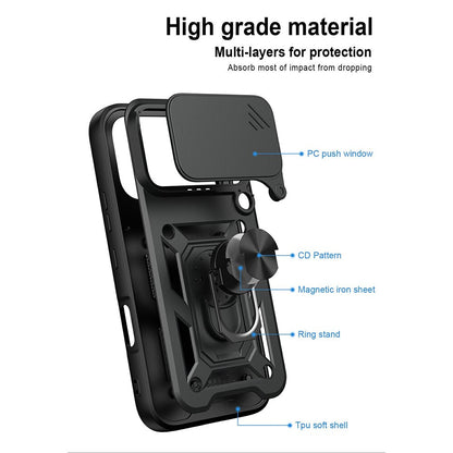 Etui do Honor 600, OEM, CamShield, czarne