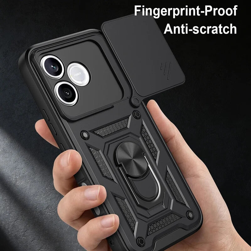 Case for Honor 600 Lite, OEM, CamShield, Black