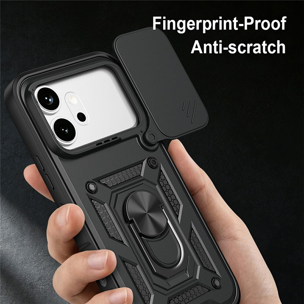 Etui do Honor 600, OEM, CamShield, czarne