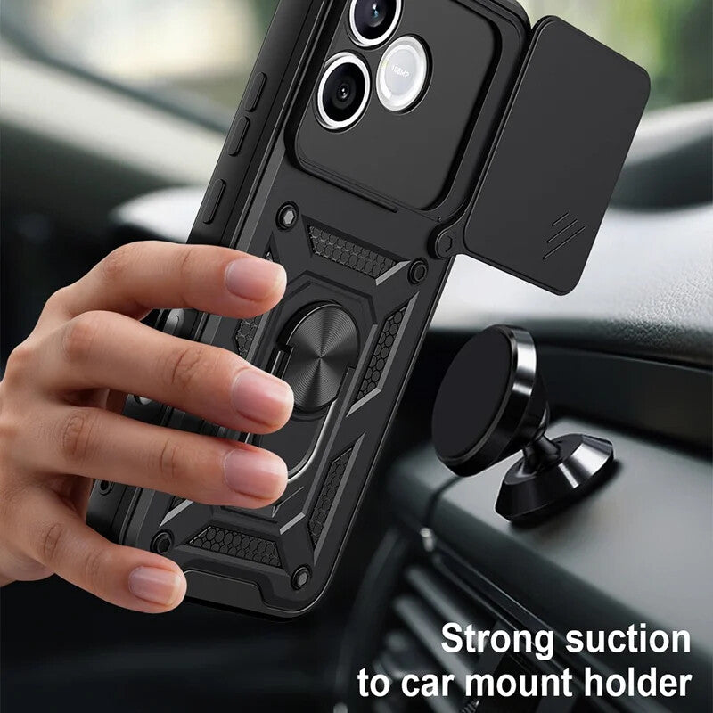 Case for Honor 600 Lite, OEM, CamShield, Black