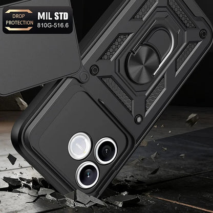 Case for Honor 600 Lite, OEM, CamShield, Black
