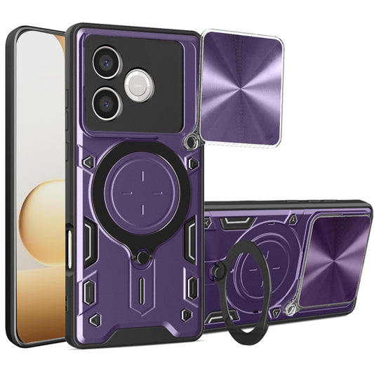 Etui na Honor 600 Lite, Techsuit, CamGuard Pro, Fioletowy