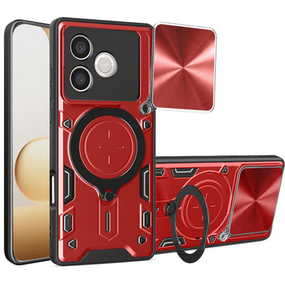 Etui na Honor 600 Lite, Techsuit, CamGuard Pro, Czerwony