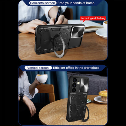 Etui na Honor 600 Lite, Techsuit, CamGuard Pro, Czerwony