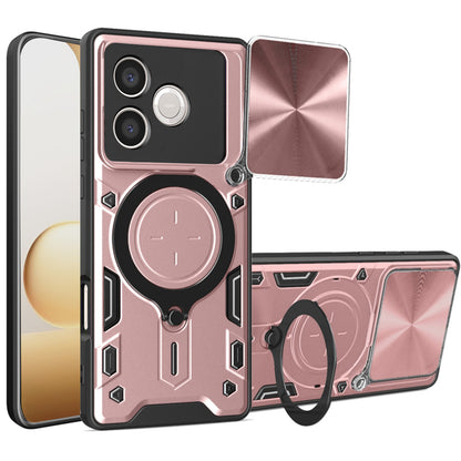 Etui na Honor 600 Lite, Techsuit, CamGuard Pro, Różowe Złoto
