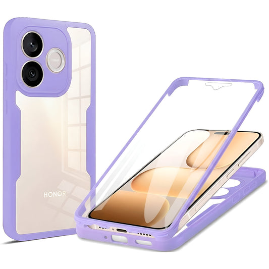 Etui na Honor 600 Lite, Techsuit, ColorVerse 360, Fioletowy