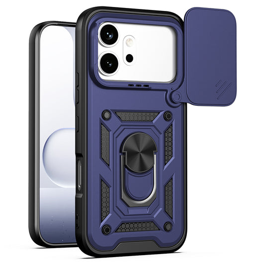 Etui na Honor 600 Pro / 600, Techsuit, CamShield, Niebieskie
