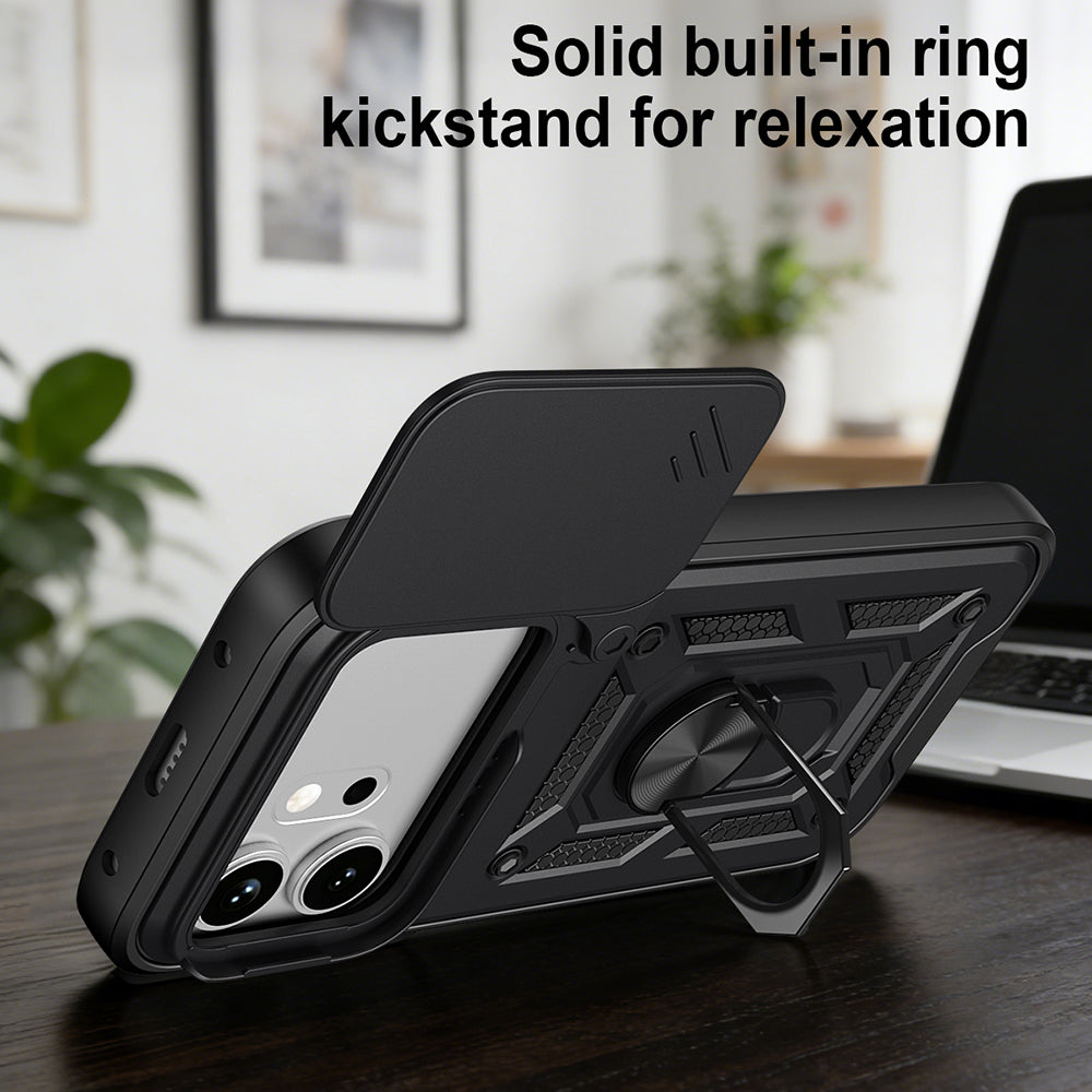 Etui na Honor 600 Pro / 600, Techsuit, CamShield, Niebieskie