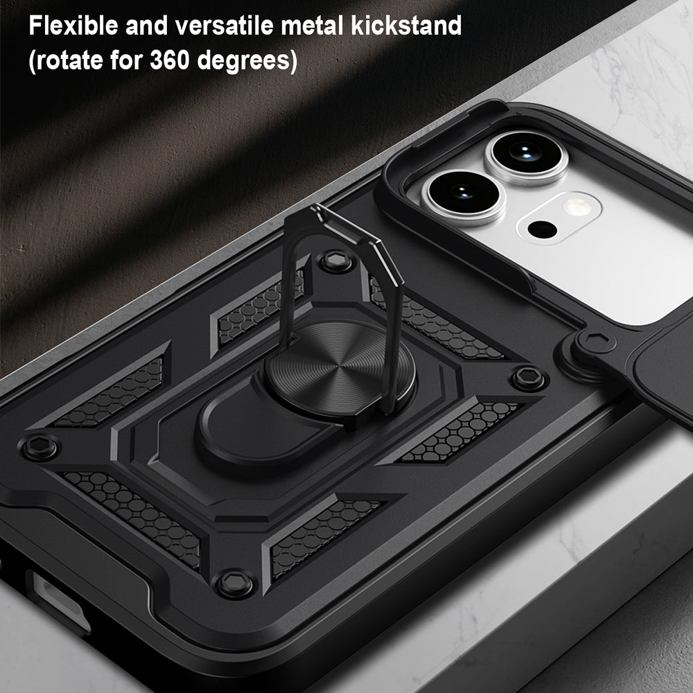 Etui na Honor 600 Pro / 600, Techsuit, CamShield, Niebieskie