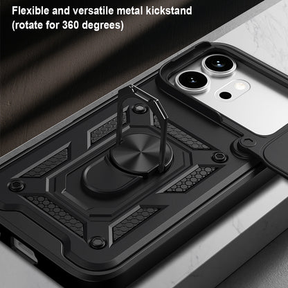 Etui na Honor 600 Pro / 600, Techsuit, CamShield, Niebieskie