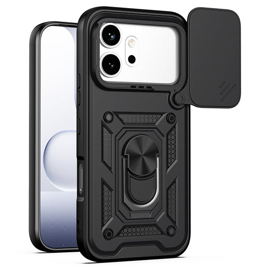 Etui na Honor 600 Pro / 600, Techsuit, CamShield, czarne