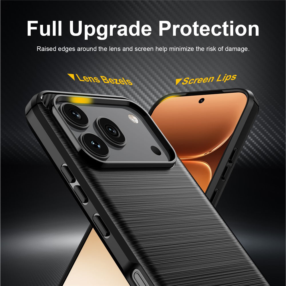 Etui na Honor 600 Pro / 600, Techsuit, Carbon, Czarny
