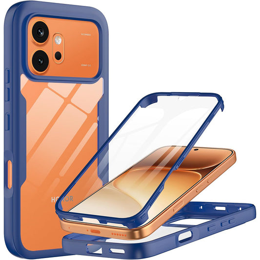 Etui na Honor 600 Pro / 600, Techsuit, ColorVerse 360, Niebieskie
