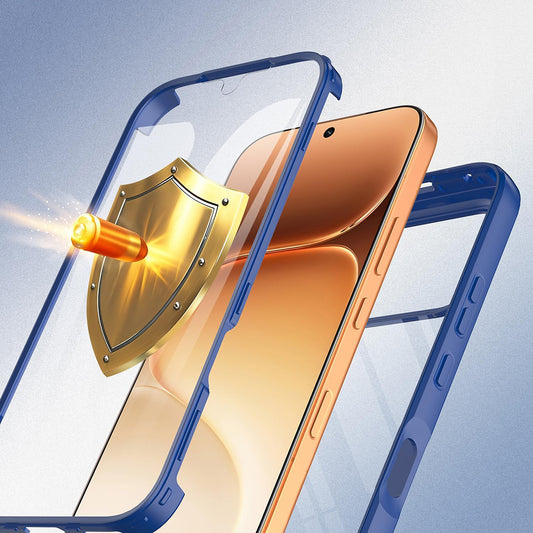 Etui na Honor 600 Pro / 600, Techsuit, ColorVerse 360, Niebieskie